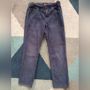 Big Boys JCrew Crewcuts dark navy courdoroy pants size 10